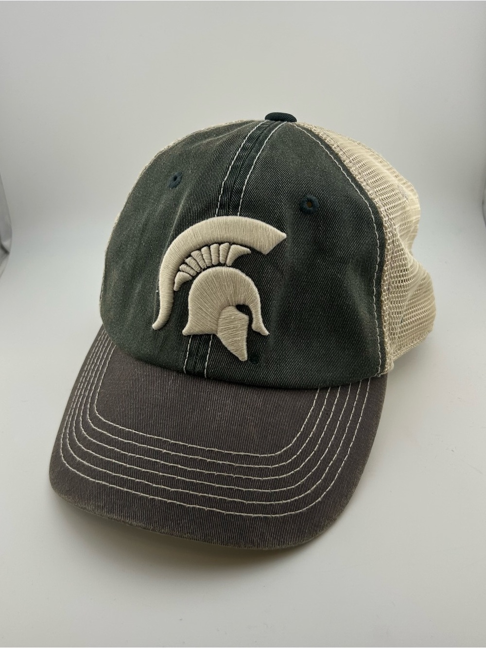 Michigan State Spartans Top of the World Trucker Hat Snapback Mesh NCAA Cap